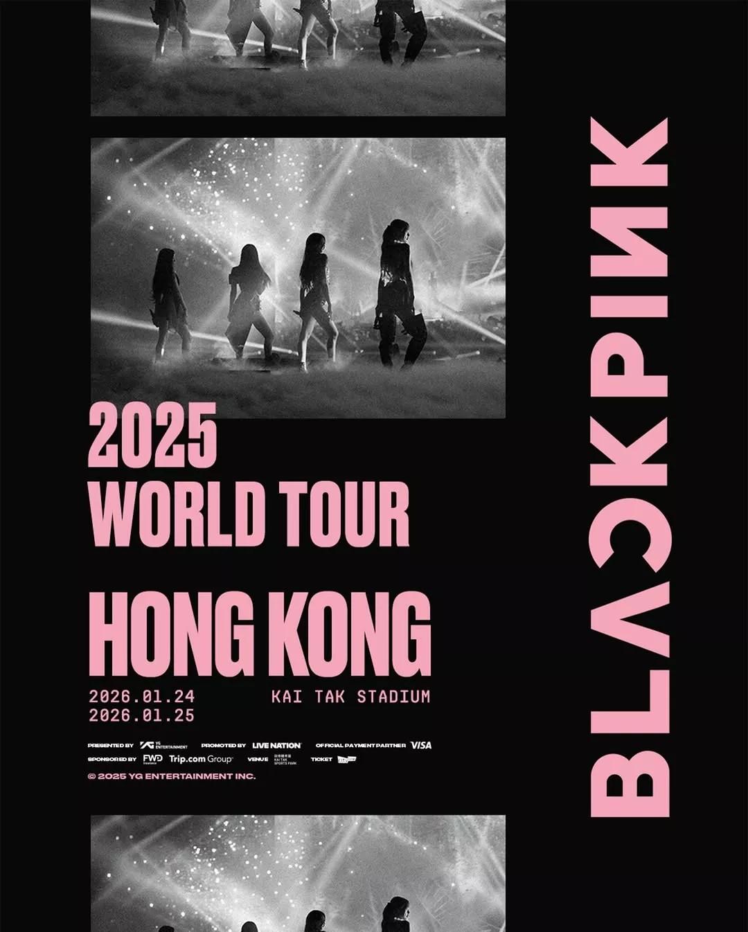 BLACKPINK 啟德演唱會 2025 門票價錢座位表及公開發售時間 BLACKPINK 啟德演唱會 2025 圖片